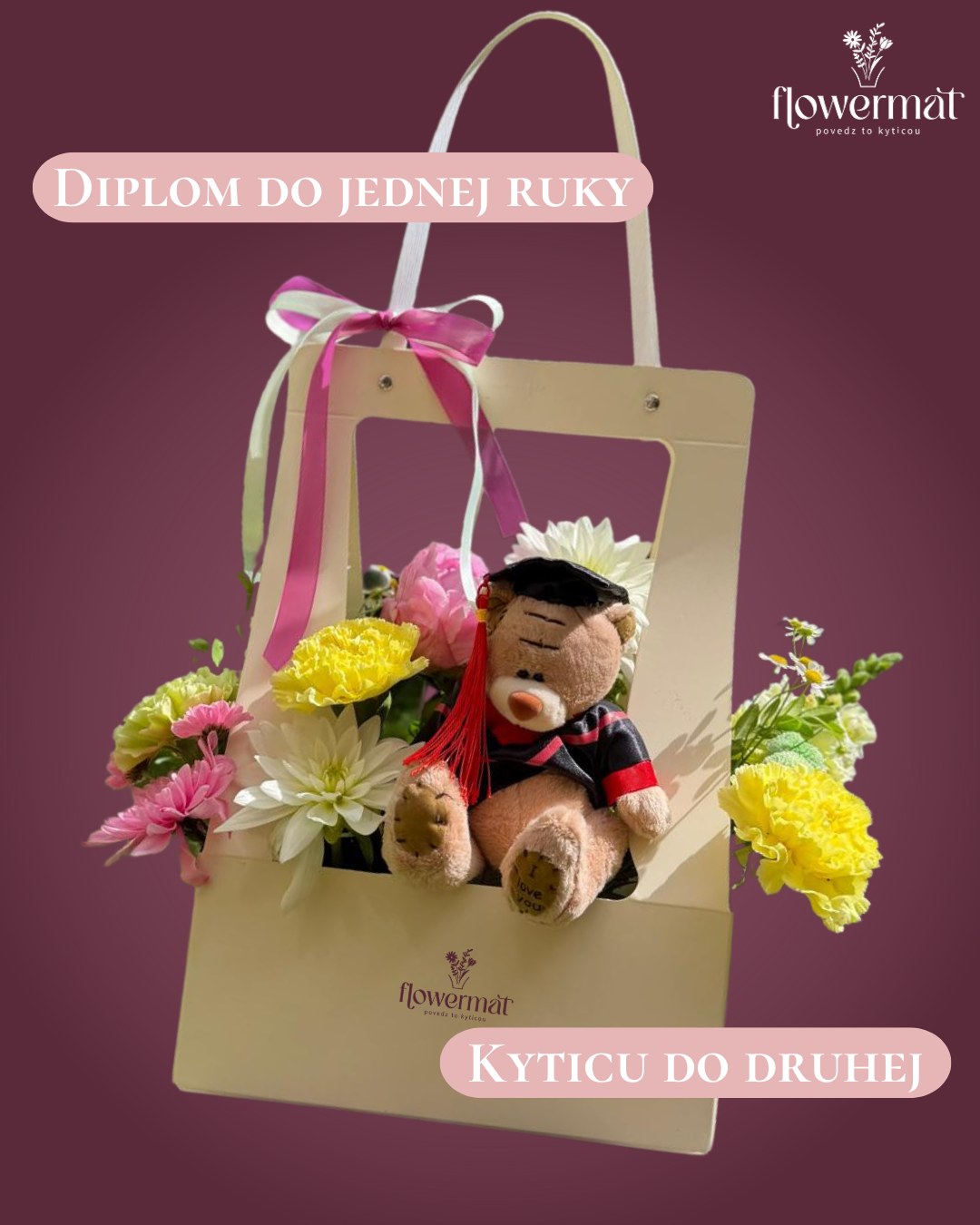 Pozrieť promočné kytice na Instagrame